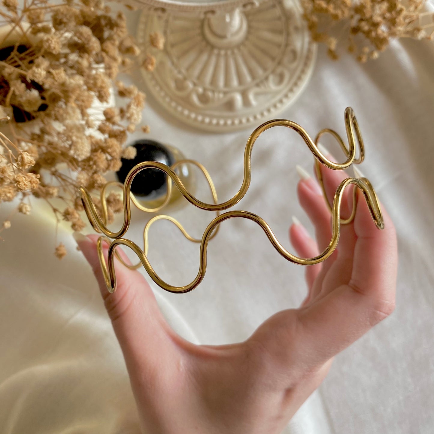 250004 Gold Plated Arm Cuff