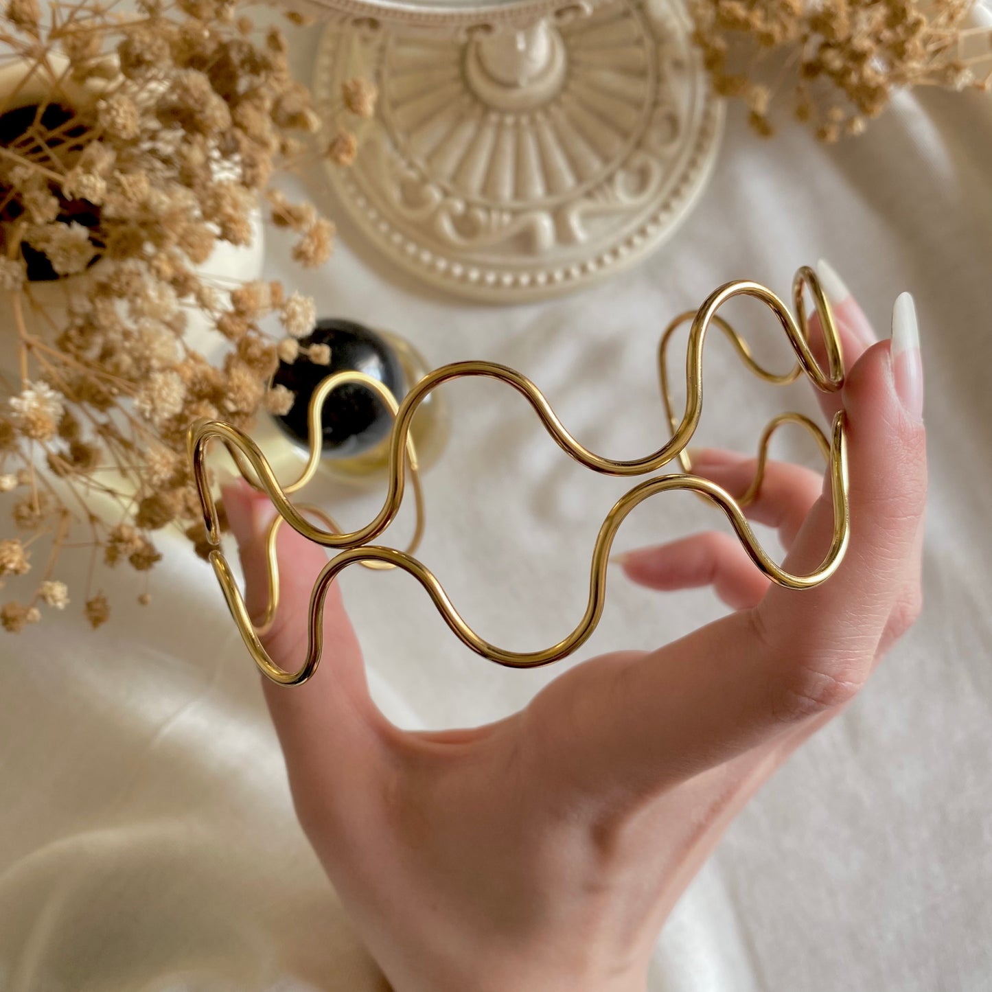 250004 Gold Plated Arm Cuff