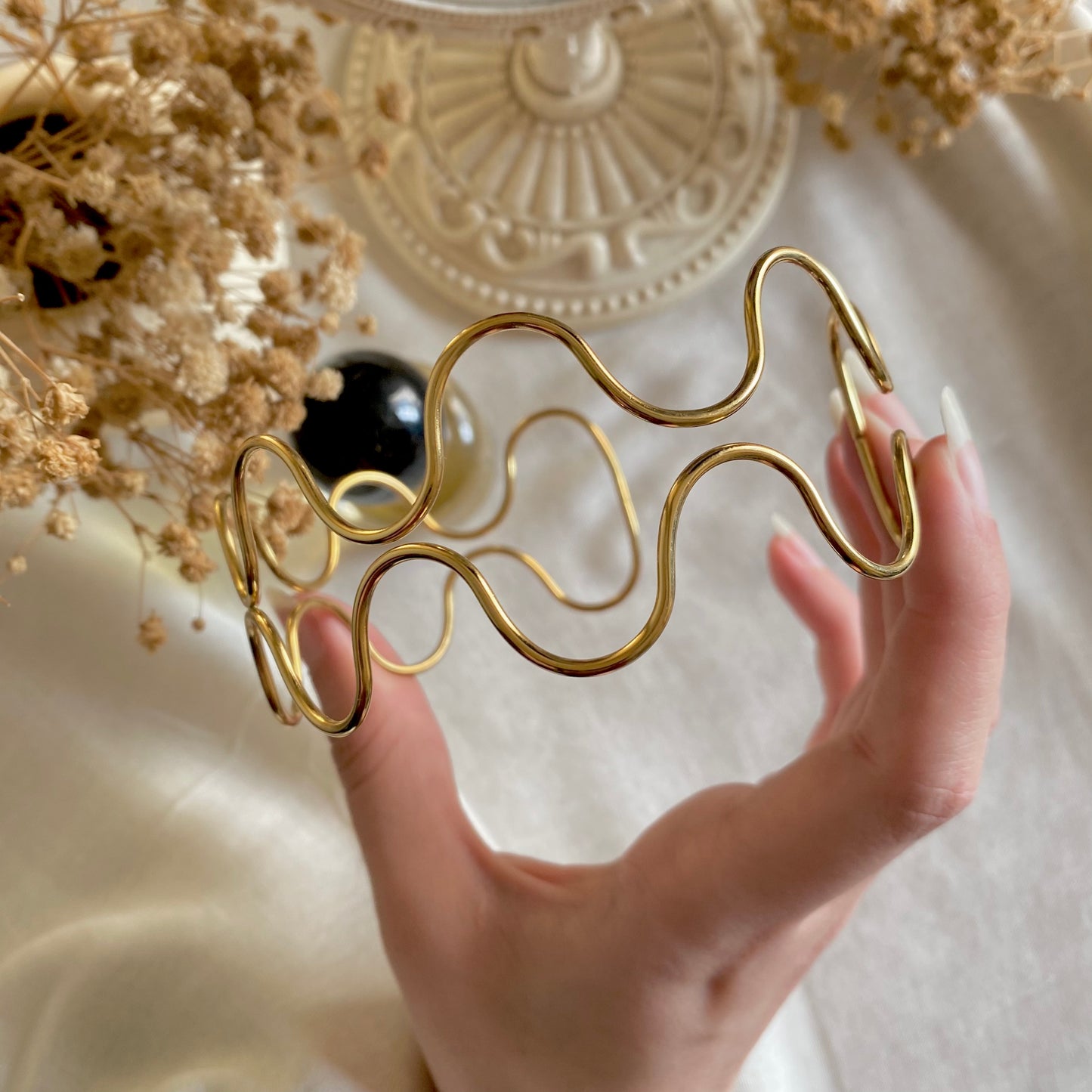 250004 Gold Plated Arm Cuff