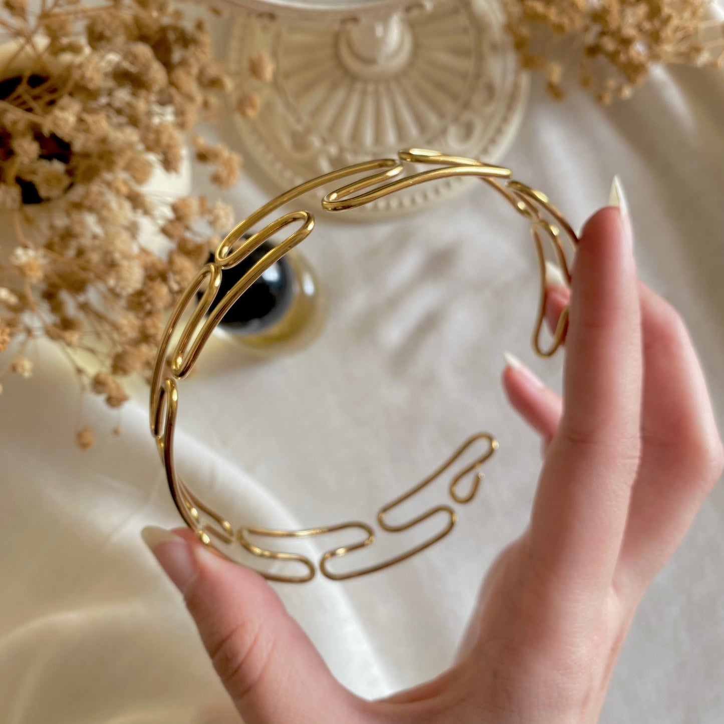 250005 Gold Plated Arm Cuff