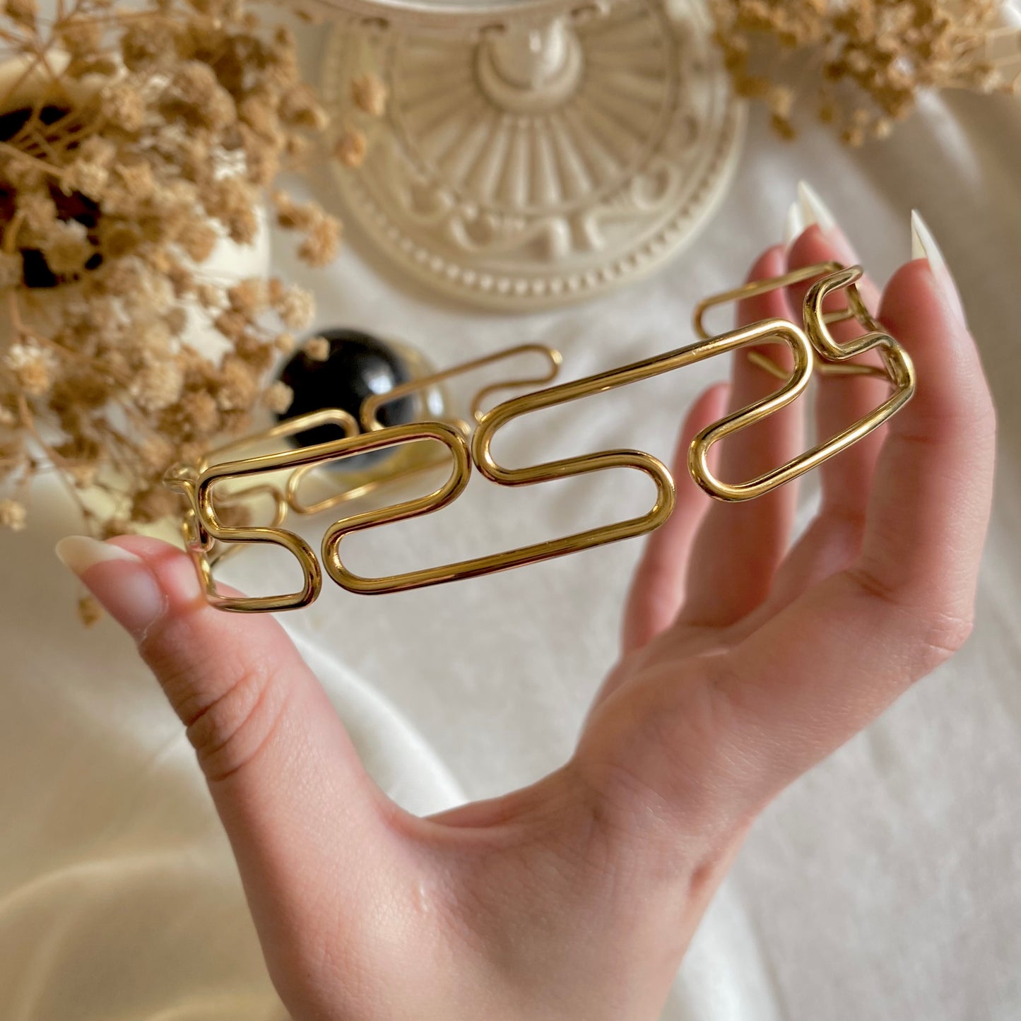 250005 Gold Plated Arm Cuff