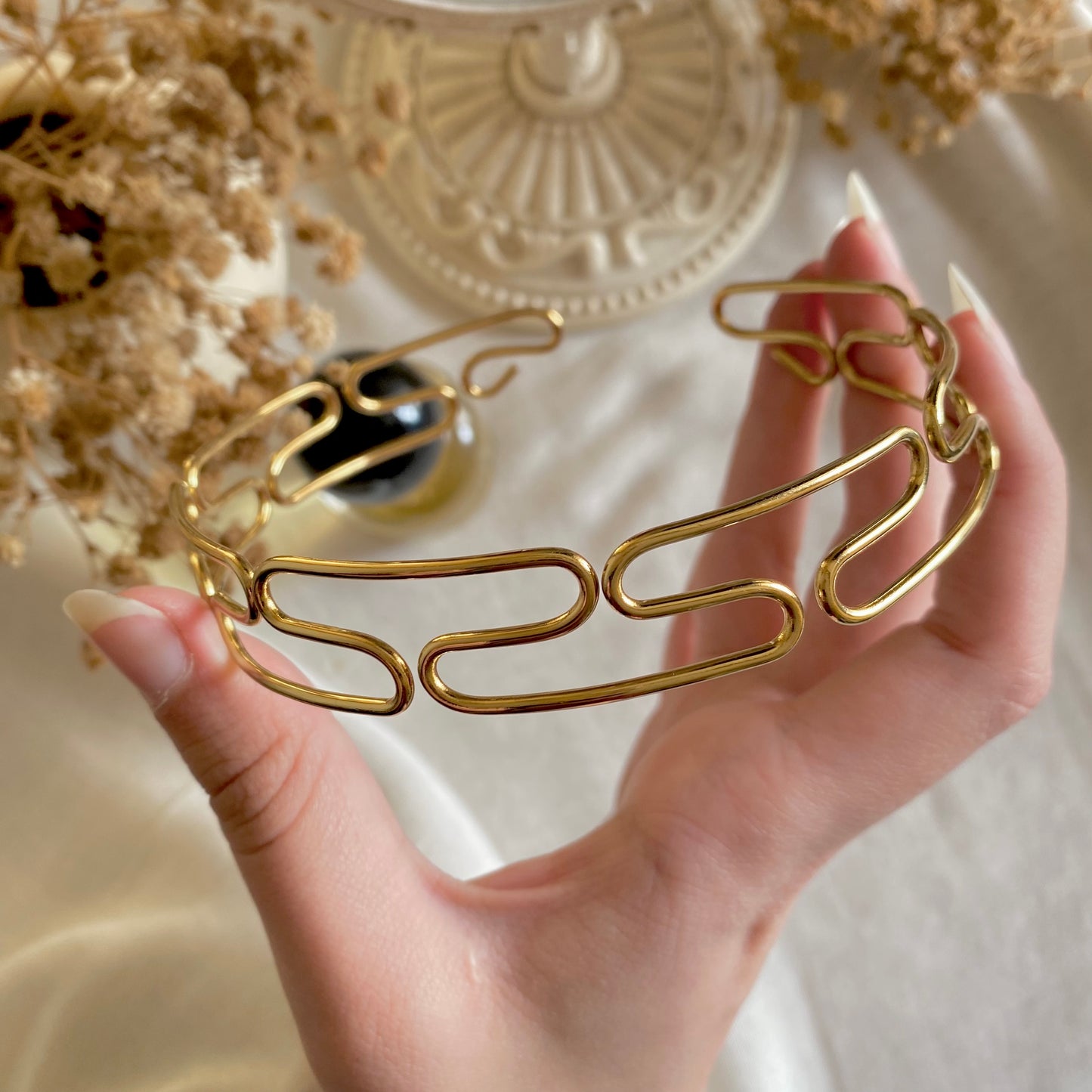 250005 Gold Plated Arm Cuff