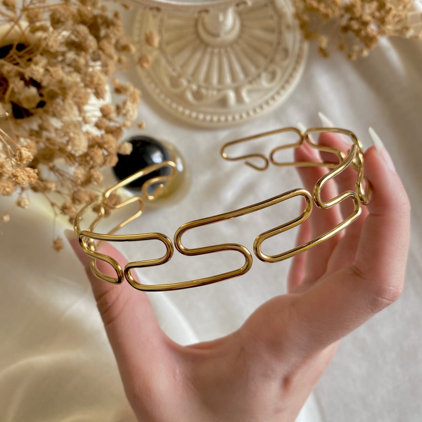 250005 Gold Plated Arm Cuff
