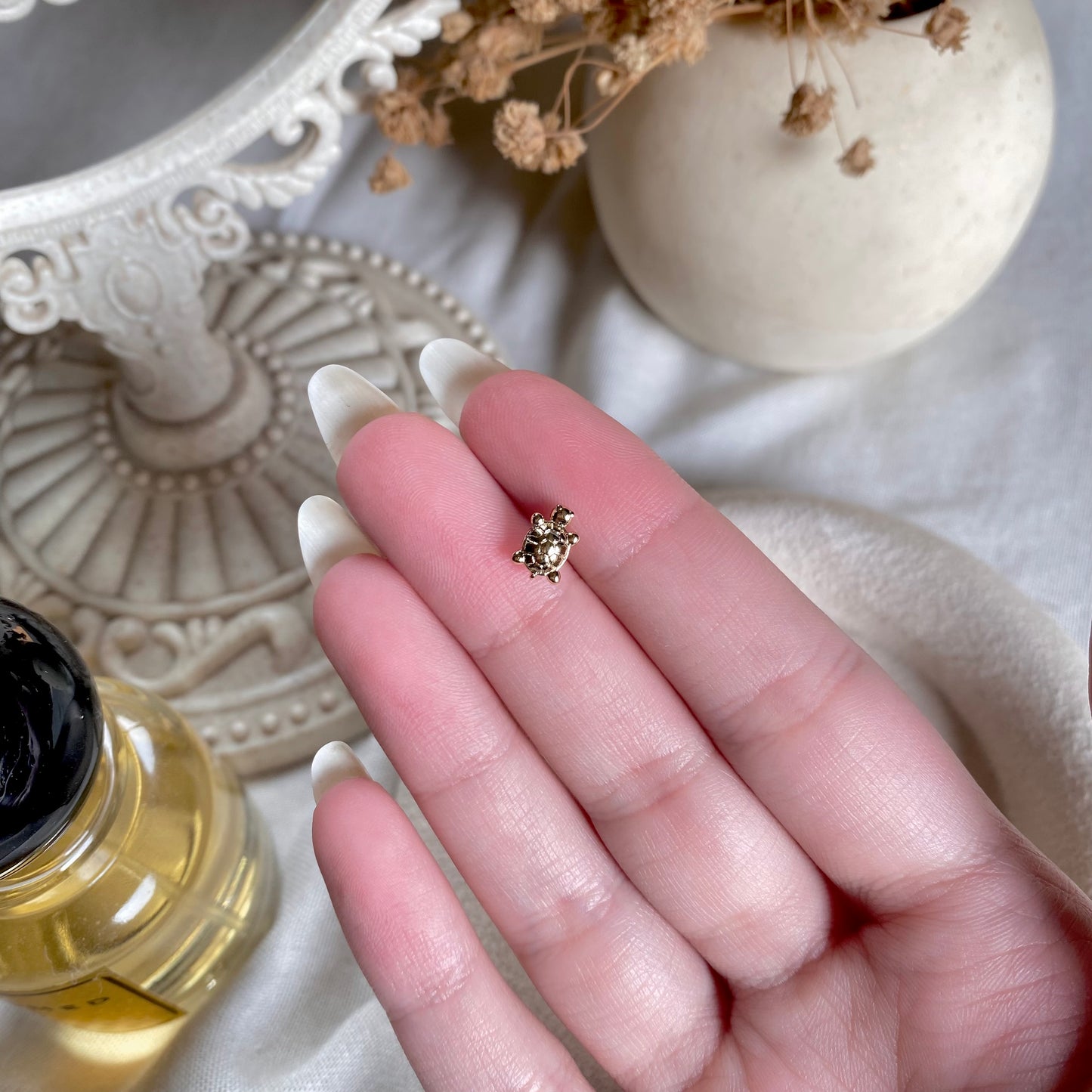 #00138-4 Copper Gold Plated Piercing