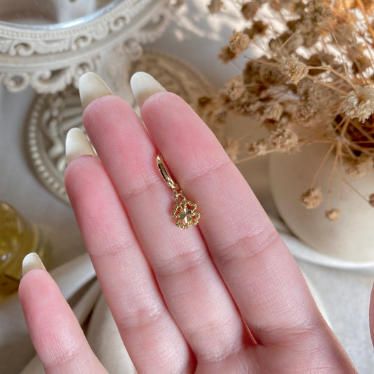 #00138-3 Copper Gold Plated Piercing