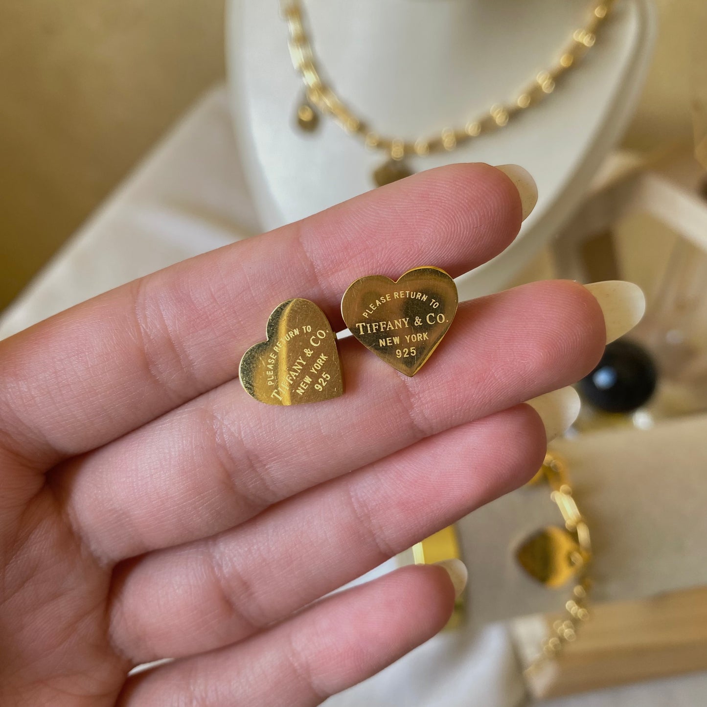 80059 Gold Plated 3 Pieces Set