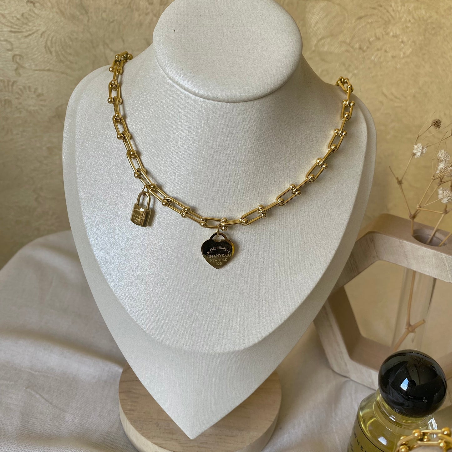 80059 Gold Plated 3 Pieces Set