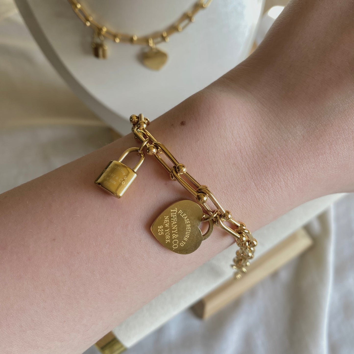 80059 Gold Plated 3 Pieces Set