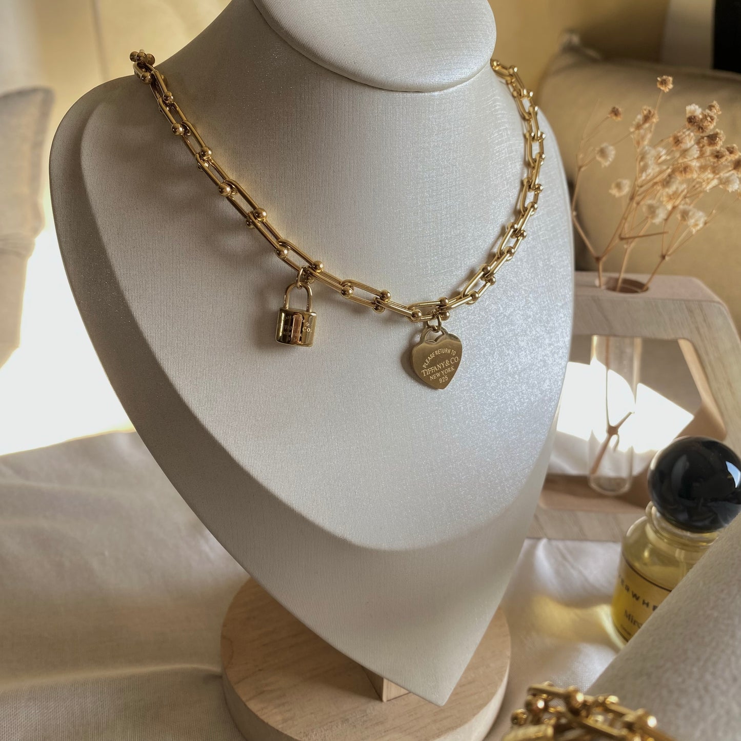 80059 Gold Plated 3 Pieces Set