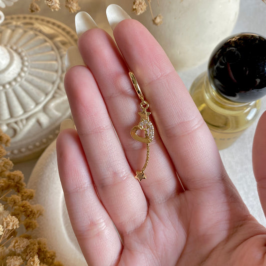 #00139-3 Copper Gold Plated Piercing