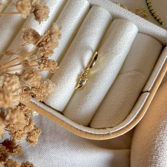 #00141-4 Copper Gold Plated Piercing