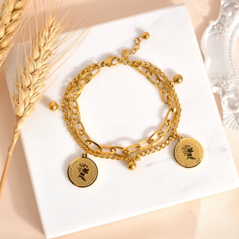 30228 Gold Plated Bracelet