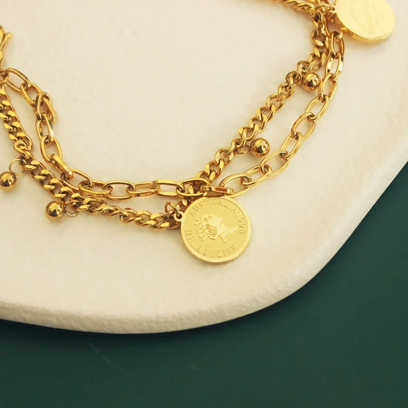 30228 Gold Plated Bracelet