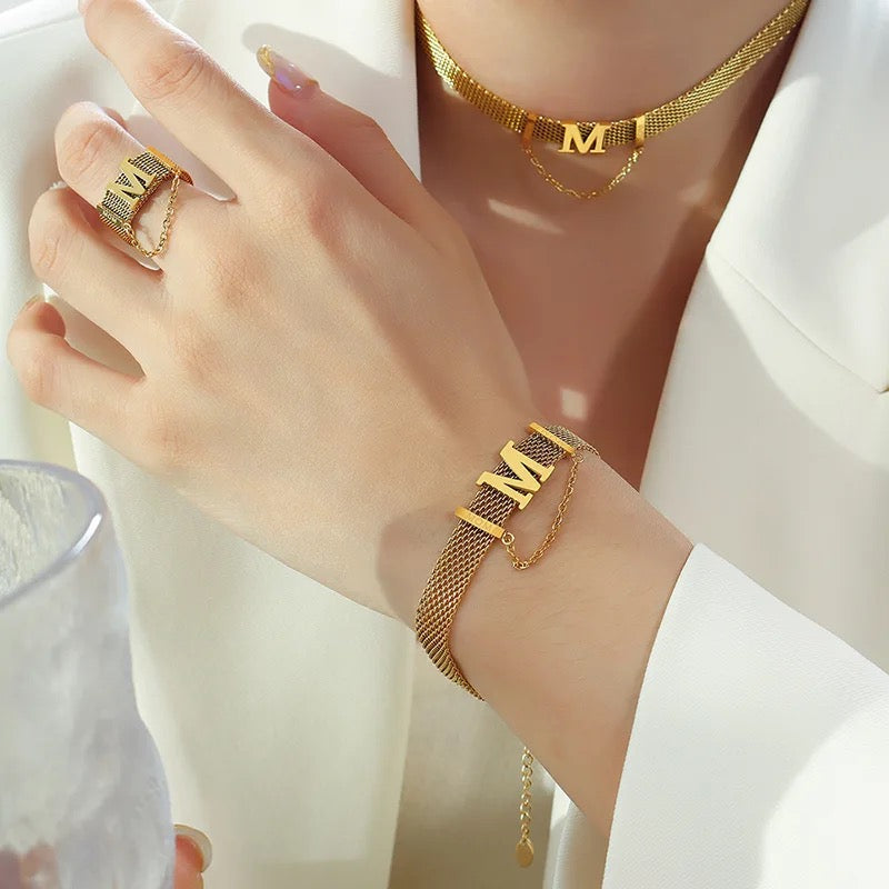 30281 Gold Plated Bracelet