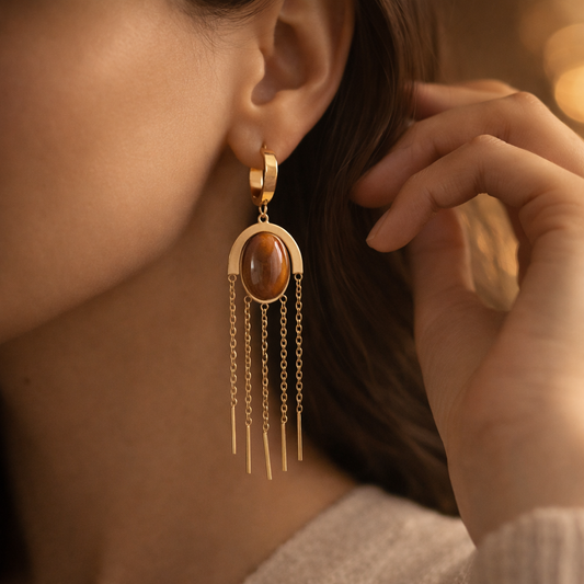 40466 gold plated Earrings