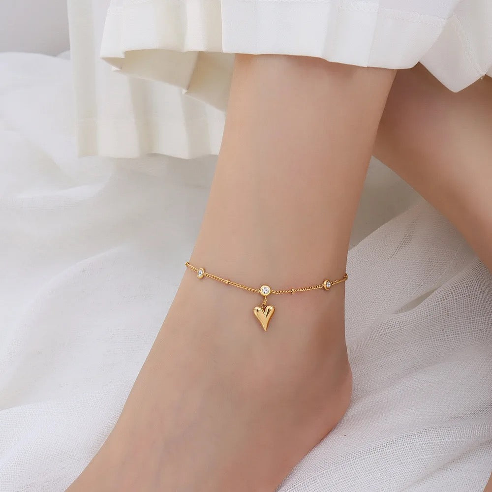 70086 Gold Plated Anklet