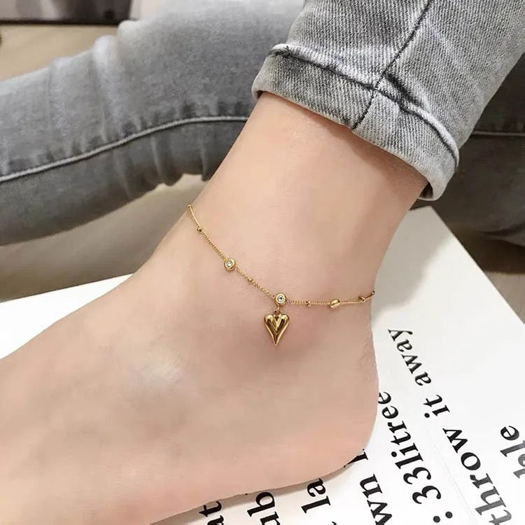 70086 Gold Plated Anklet