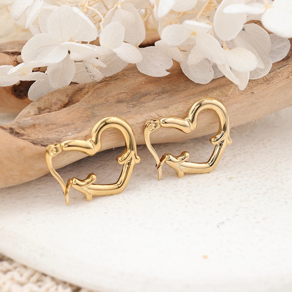 40203 Gold Plated Earrings