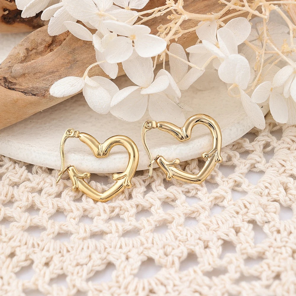 40203 Gold Plated Earrings