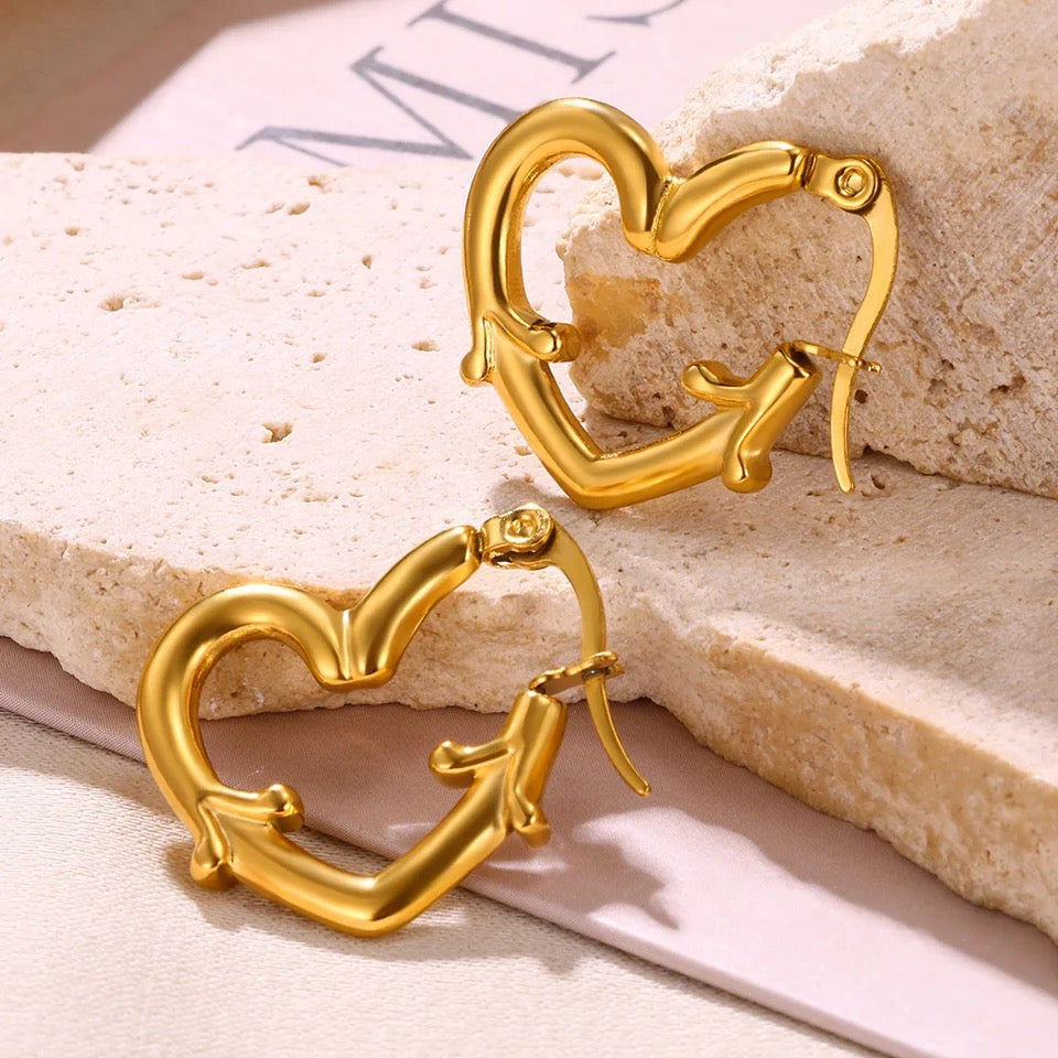 40203 Gold Plated Earrings