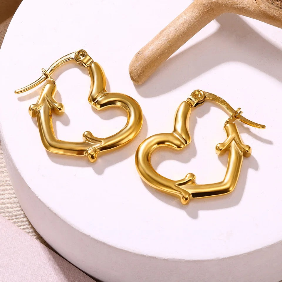 40203 Gold Plated Earrings