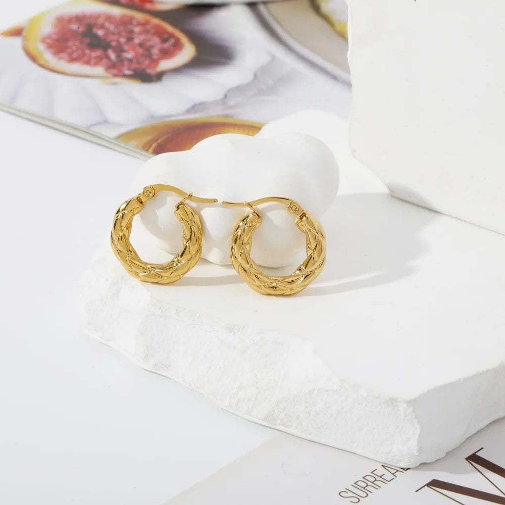 40211 Gold Plated Earrings