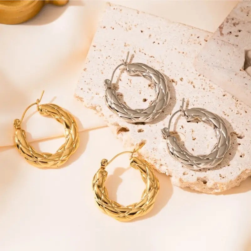 40211 Gold Plated Earrings