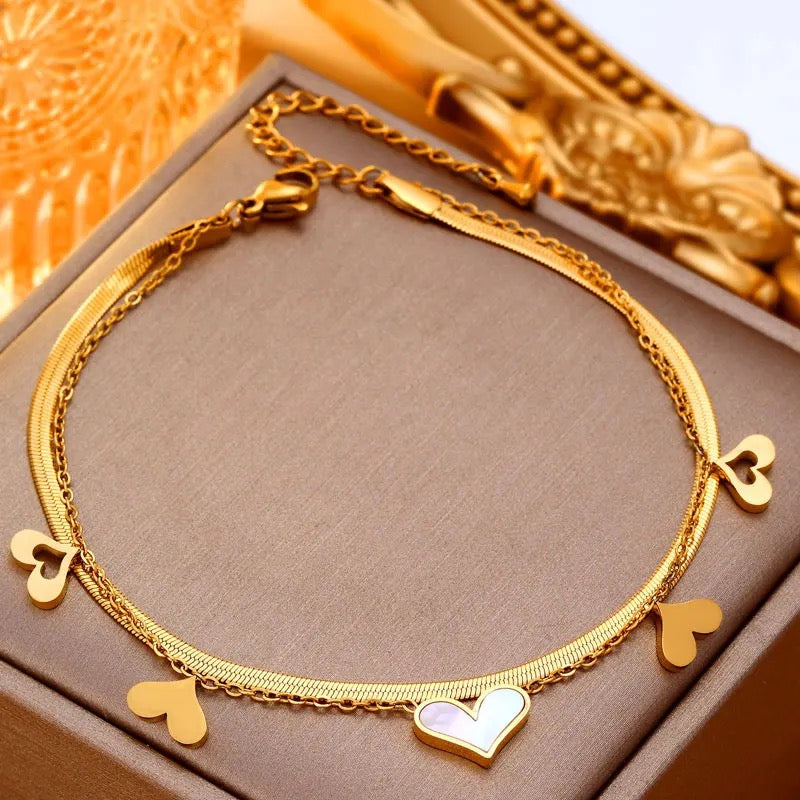 70039 Gold Plated anklet