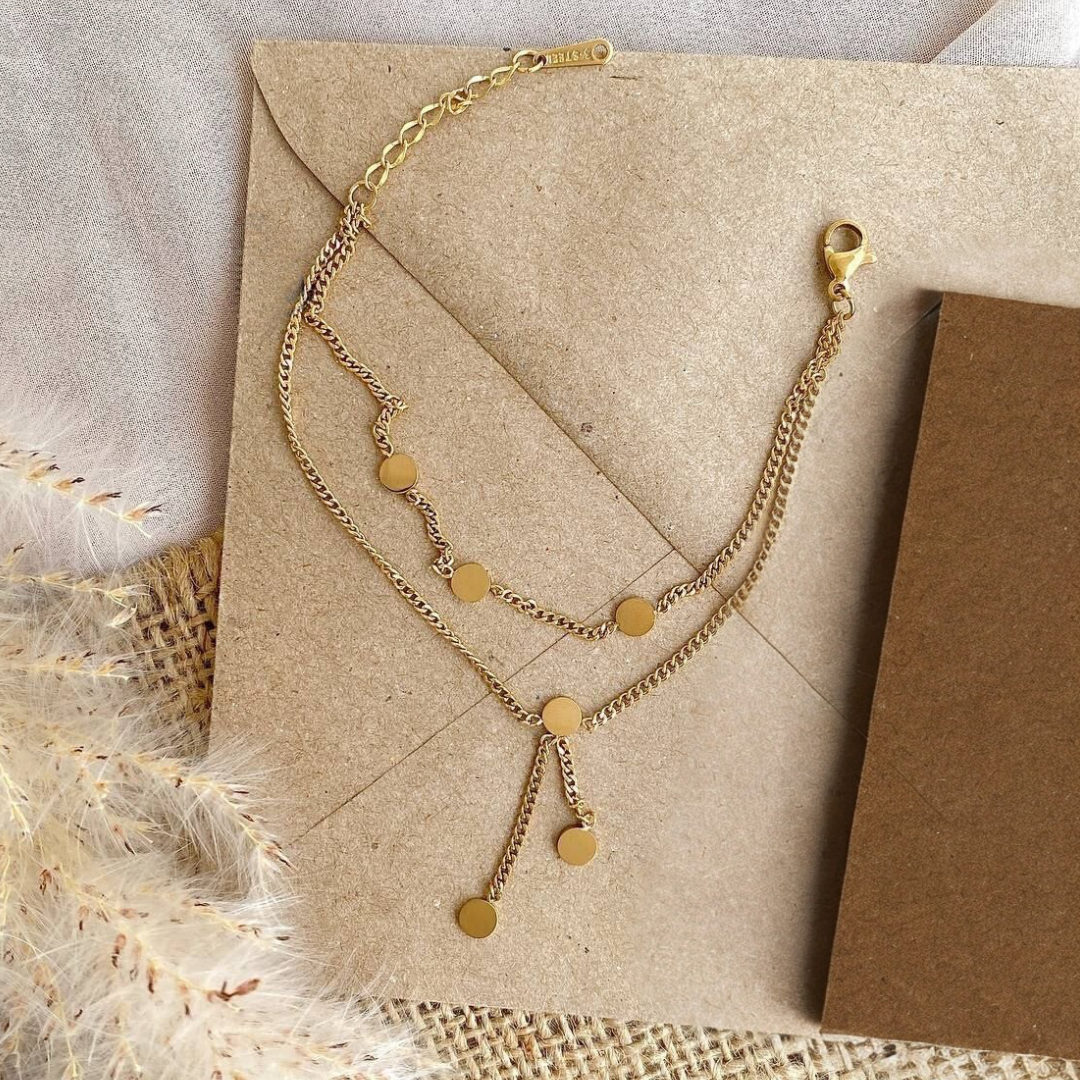 70092 Gold Plated Anklet