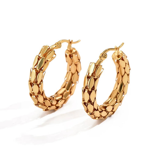 40219 Gold Plated Earrings