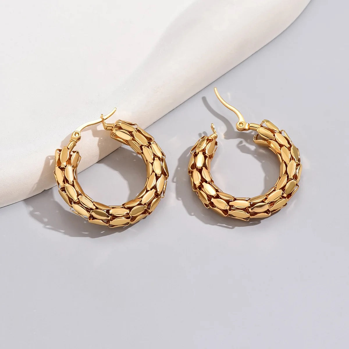 40219 Gold Plated Earrings