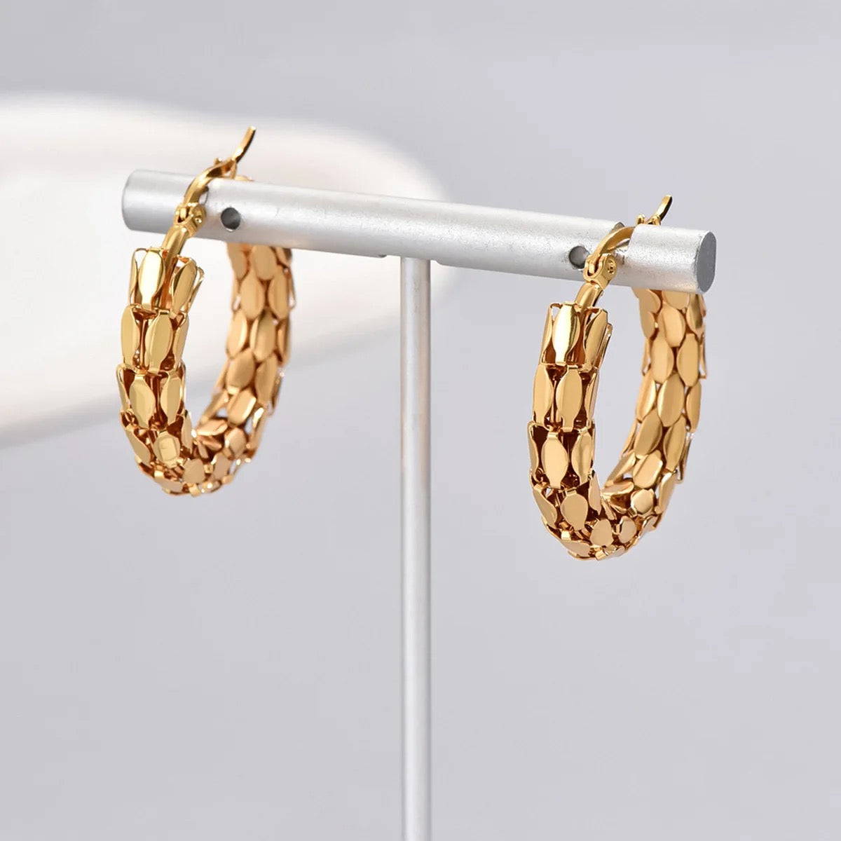 40219 Gold Plated Earrings