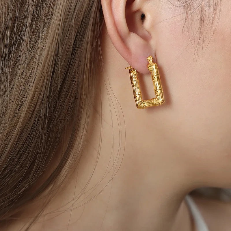 40168 Gold Plated Earrings