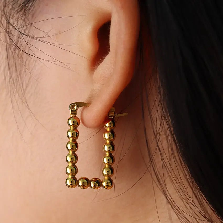 40155 Gold Plated Earrings