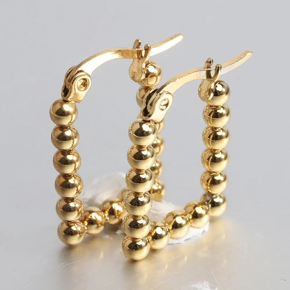 40155 Gold Plated Earrings