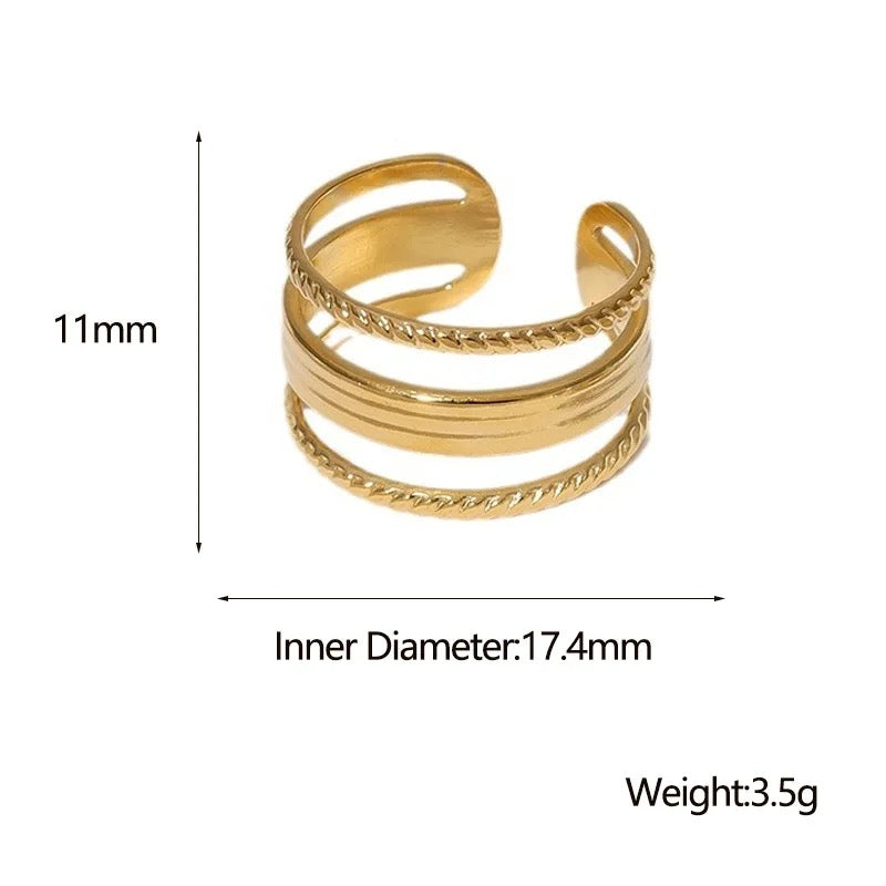 50199 Gold Plated Ring