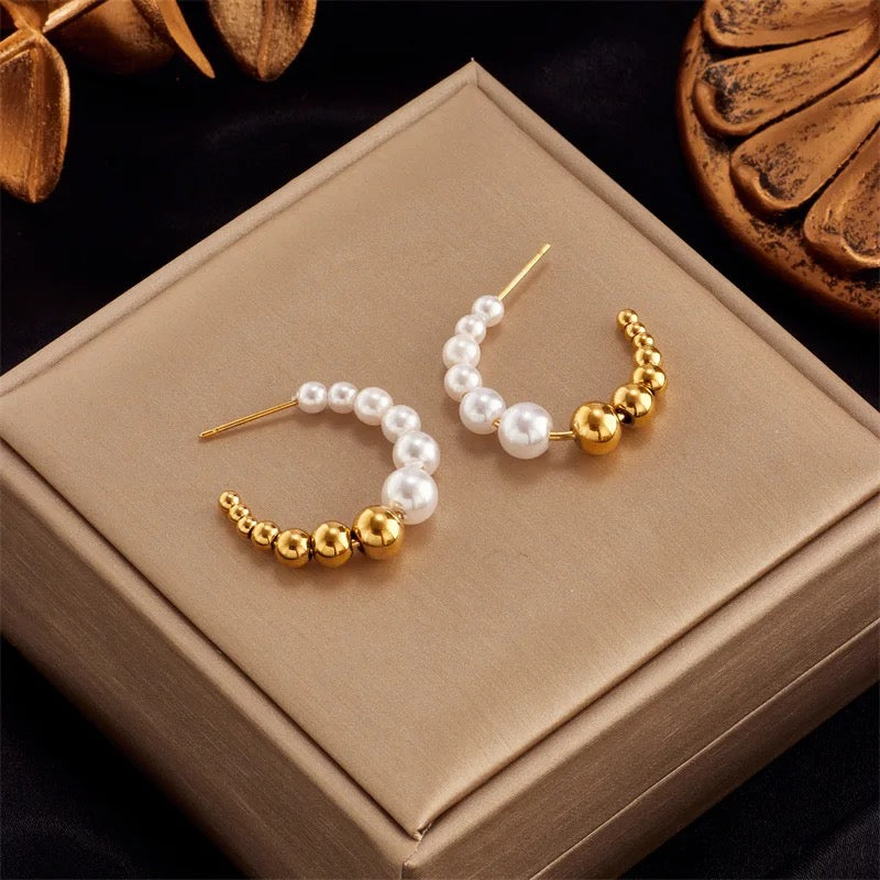 40228 Gold Plated Earrings