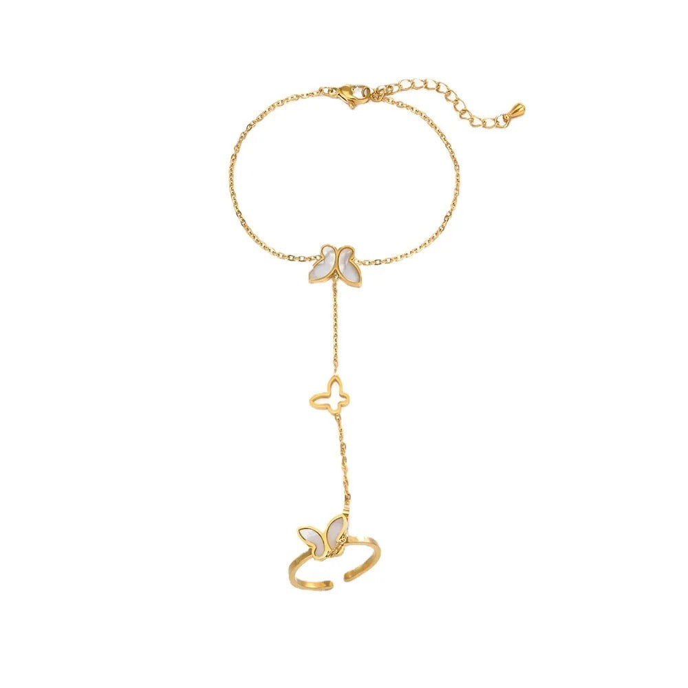 0004 Gold Plated Hand Chain