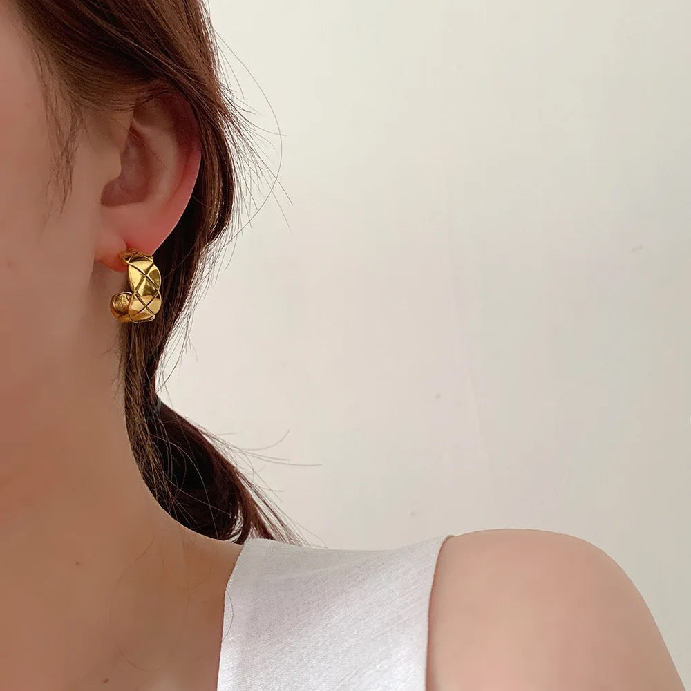 40071 Gold Plated Earrings