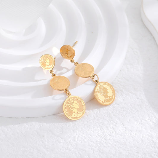 40004 Gold Plated Earrings