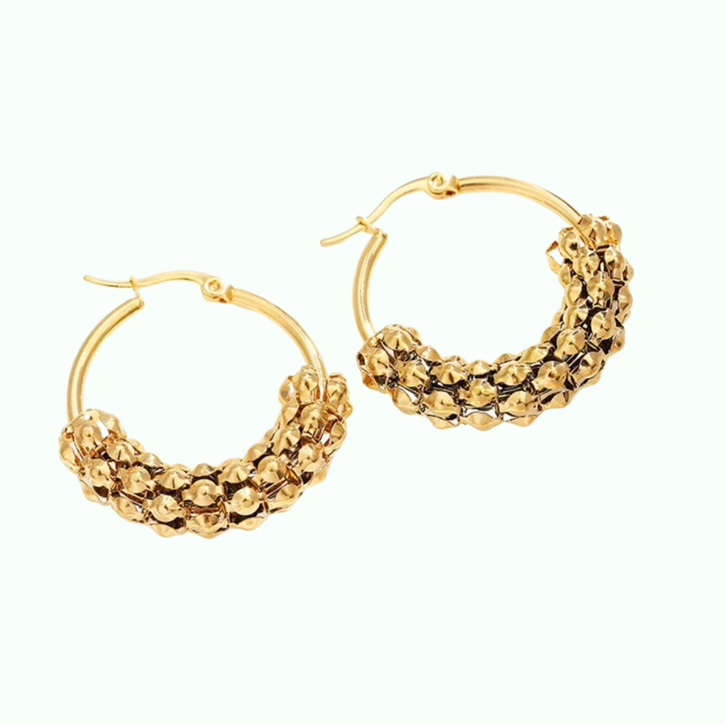 40233 Gold Plated Earrings