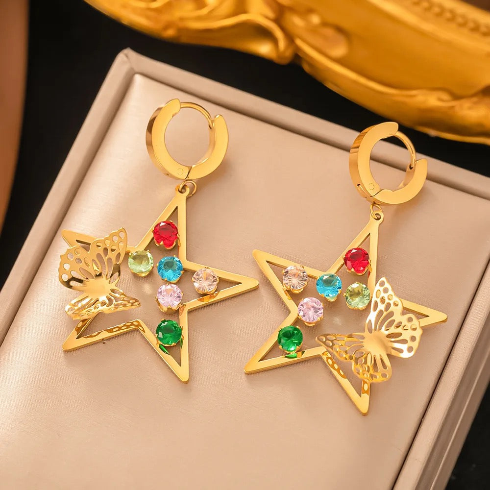 40237 Gold Plated Earrings