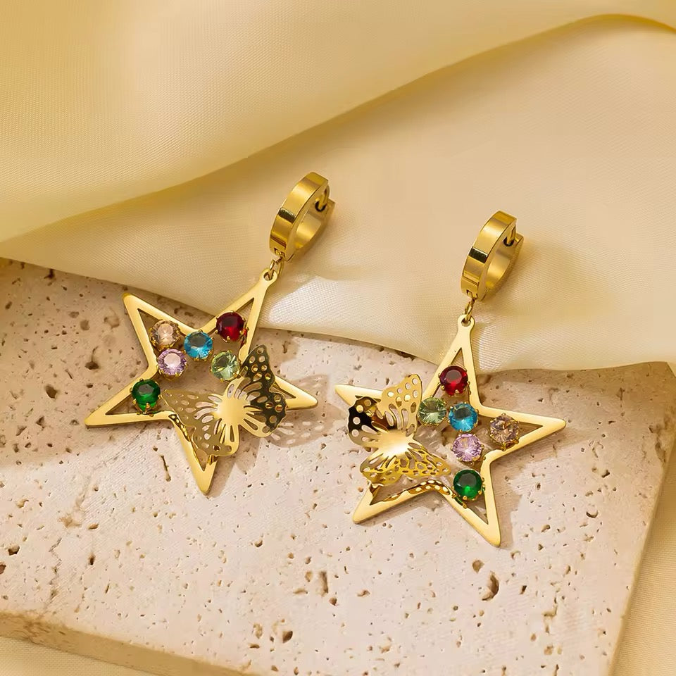 40237 Gold Plated Earrings