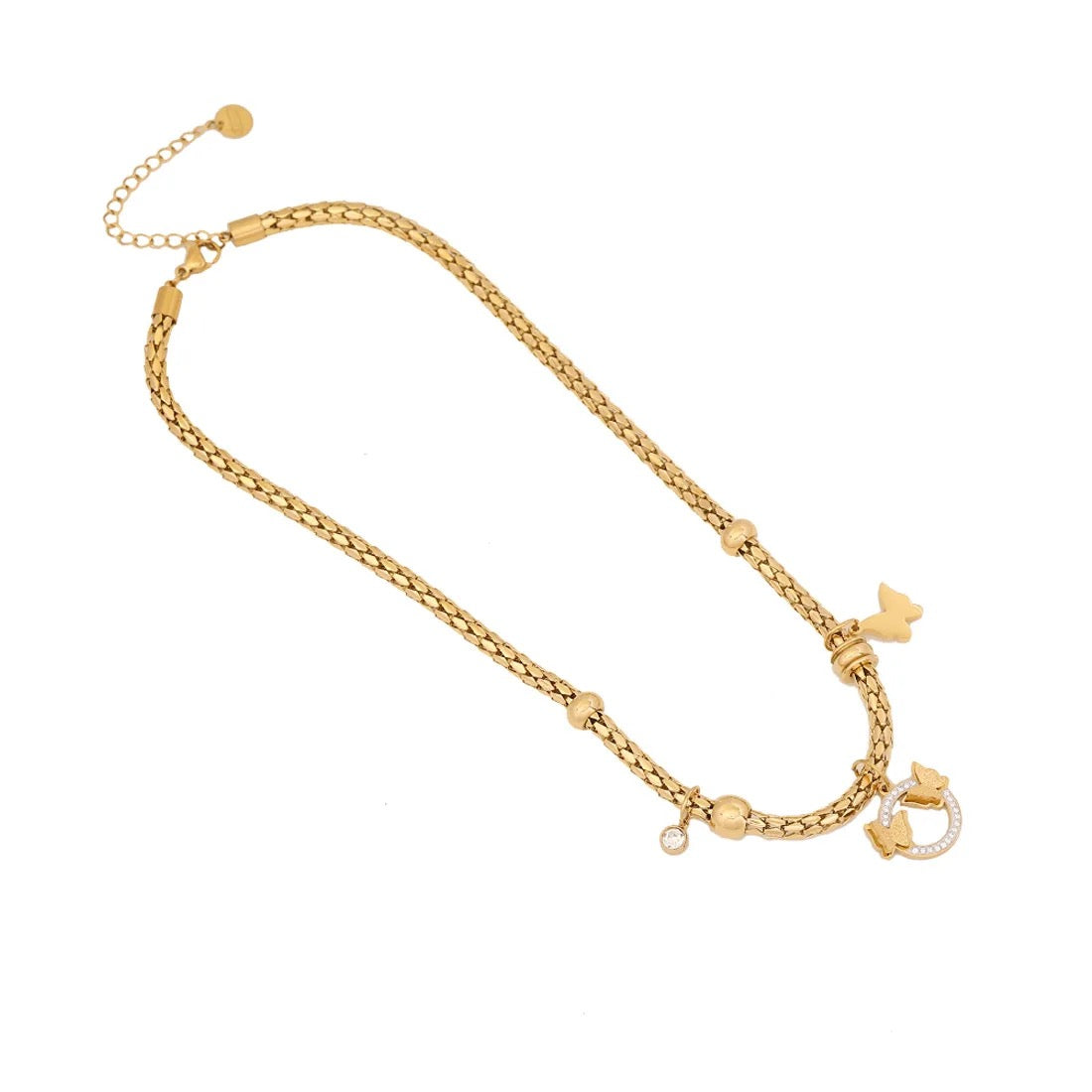 101-2 gold plated necklace