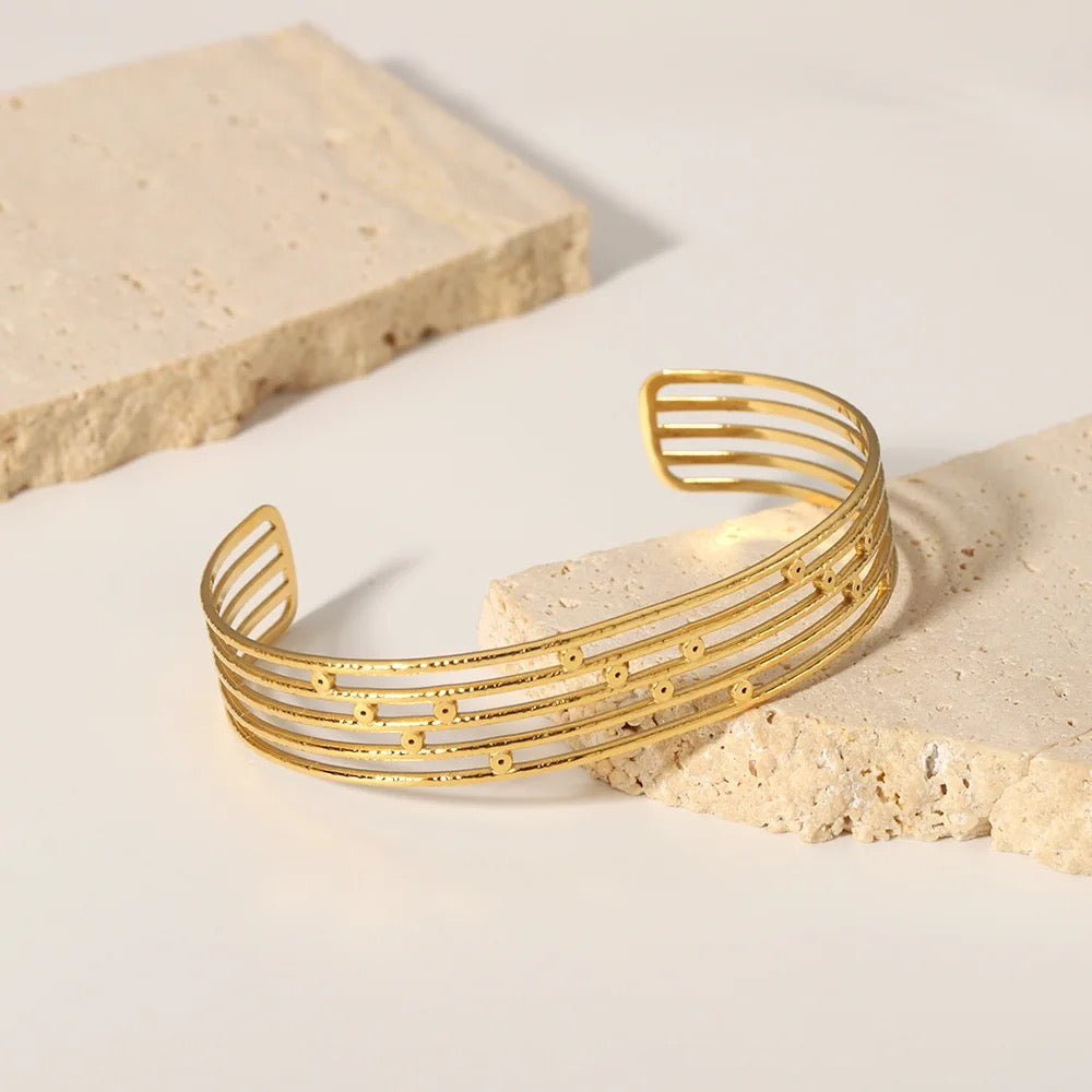 20139 Gold Plated Bangle