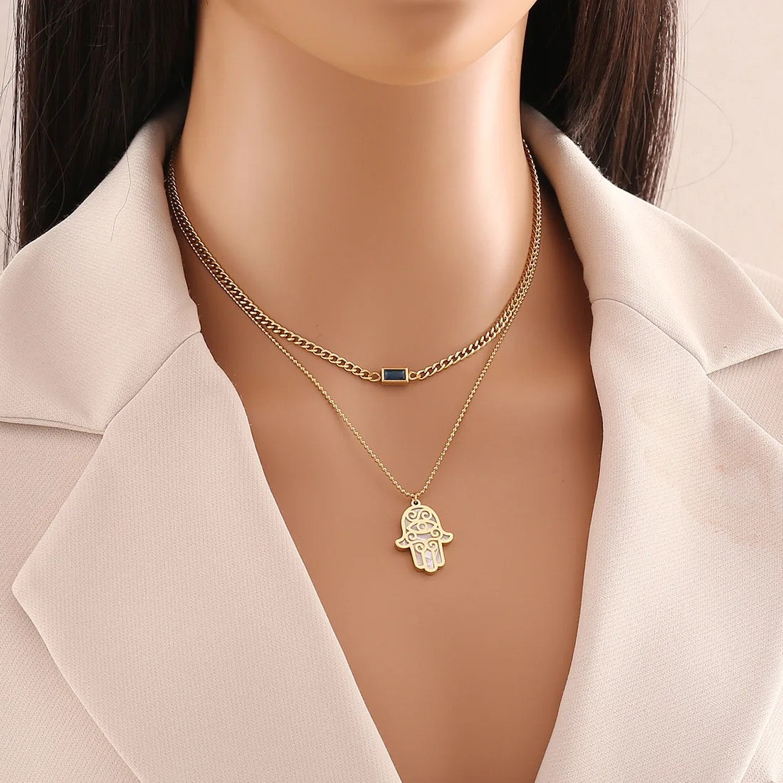 10313 gold plated necklace