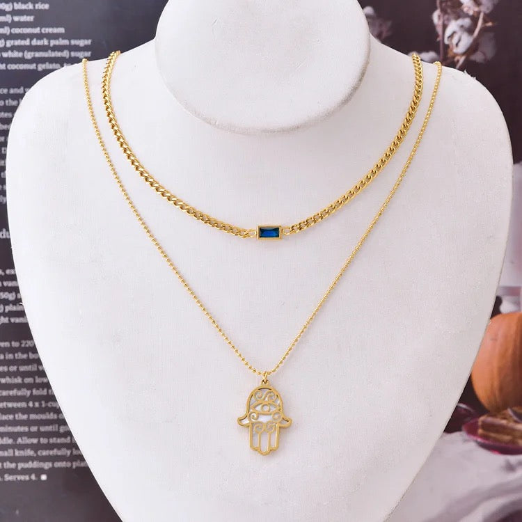 10313 gold plated necklace