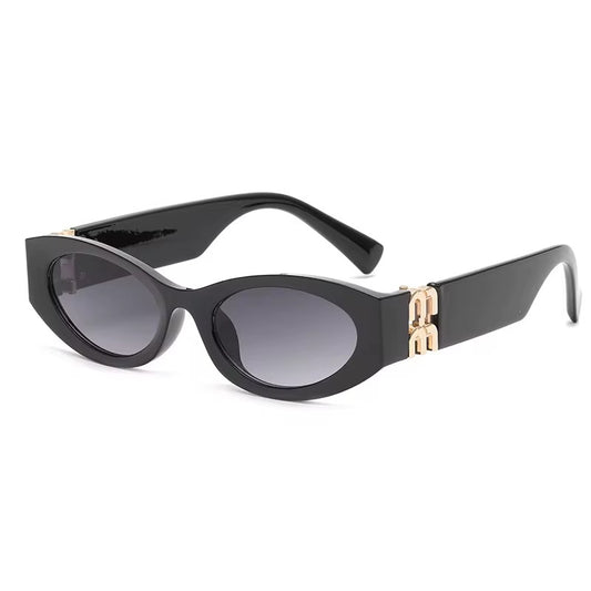 0001 Chunky Oval Sunglasses