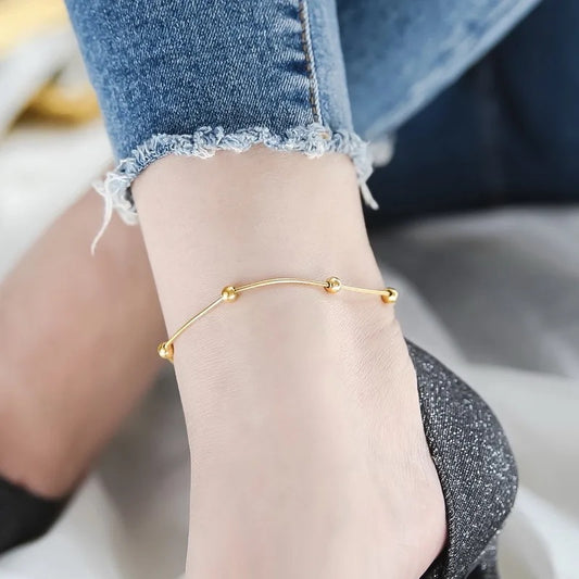 70013 gold plated Anklet