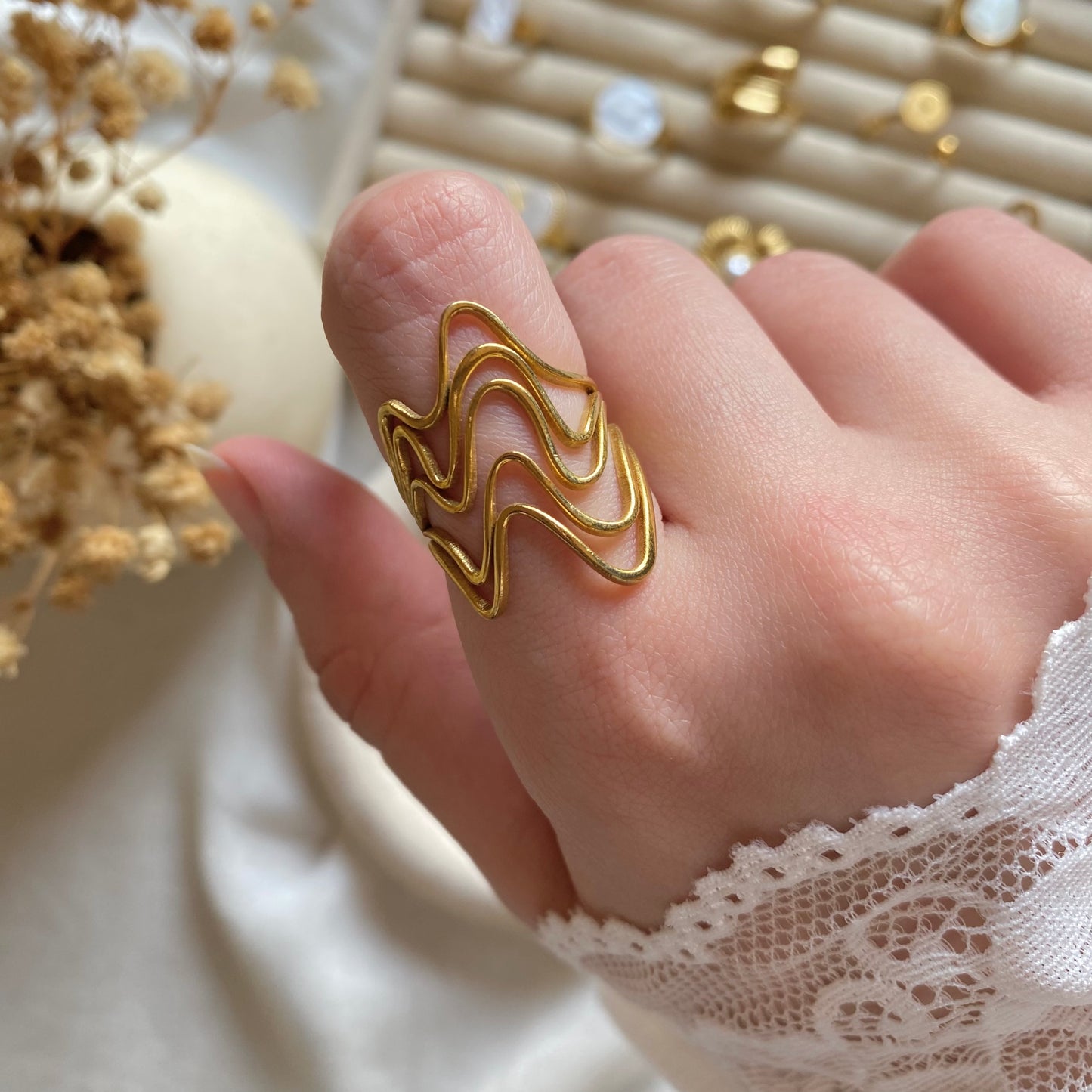 50637 Gold Plated Ring